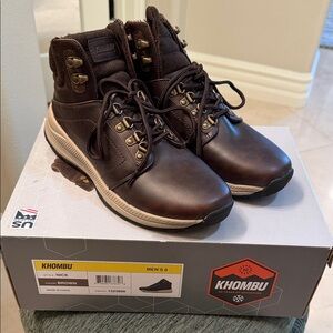 Khombu Nick Brown mens boot size 8
